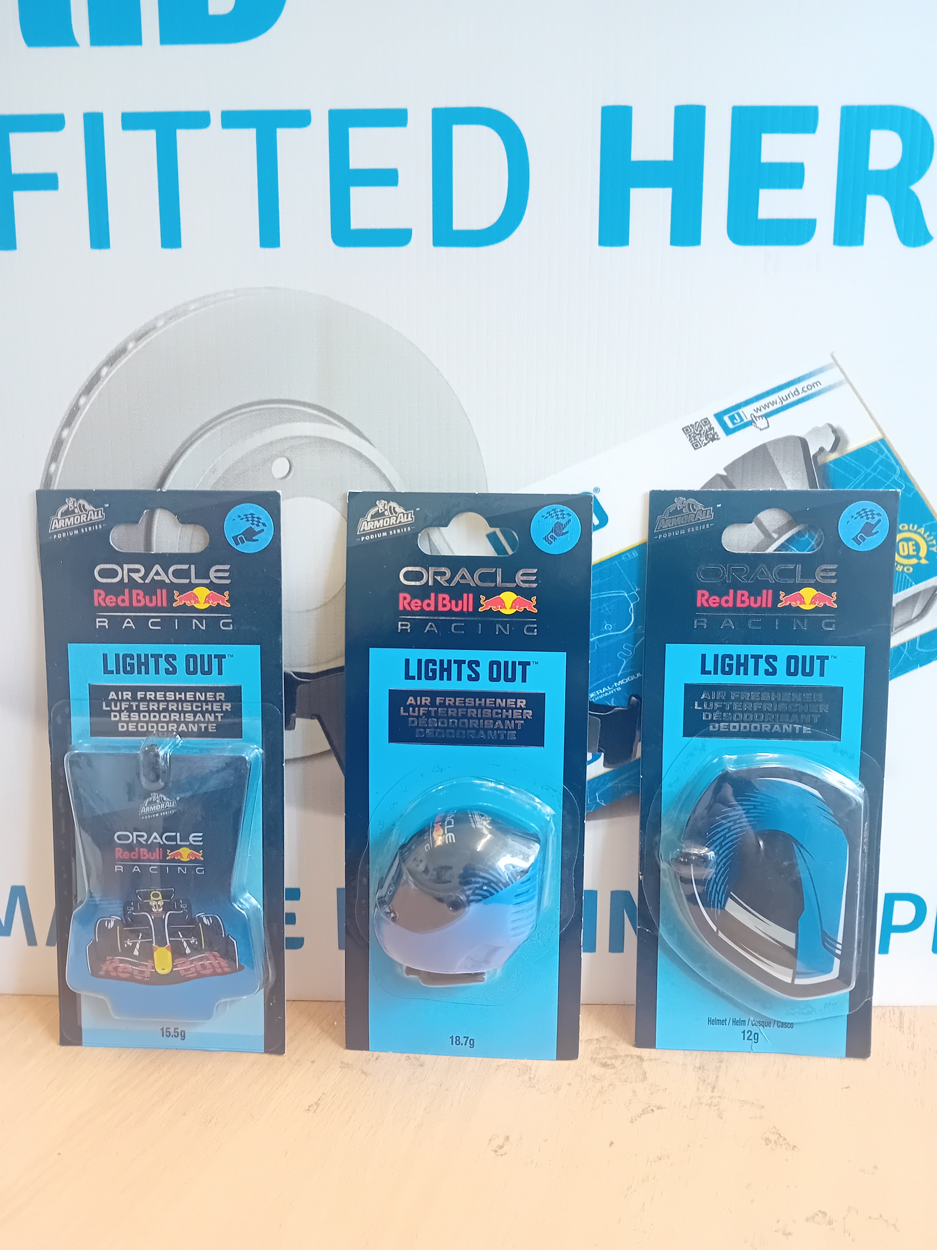 Oracle Red Bull "Lights Out" Air Freshener (one per sale)