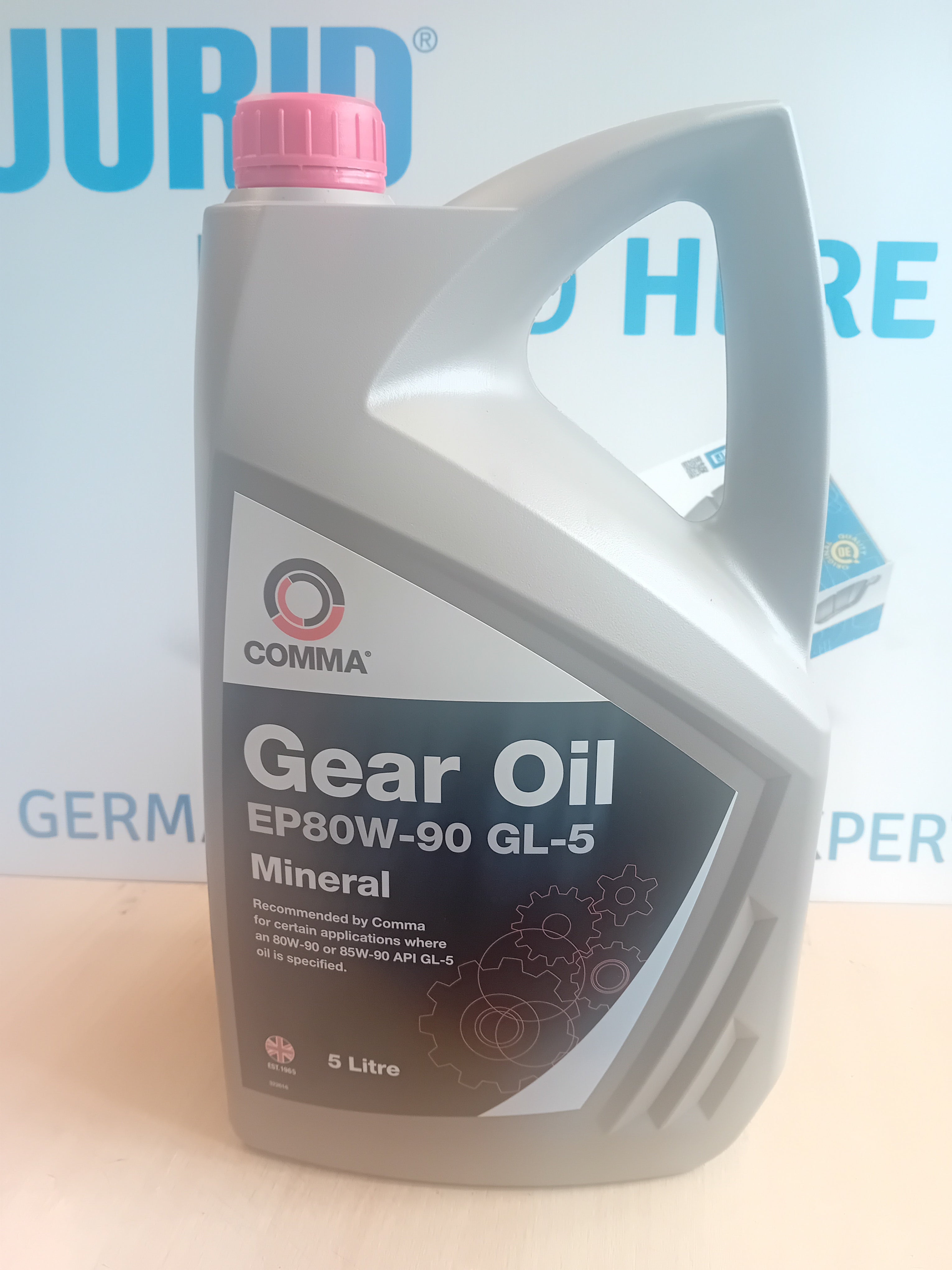 Comma Gear Oil EP80W-90 GL-5 Mineral 5ltr