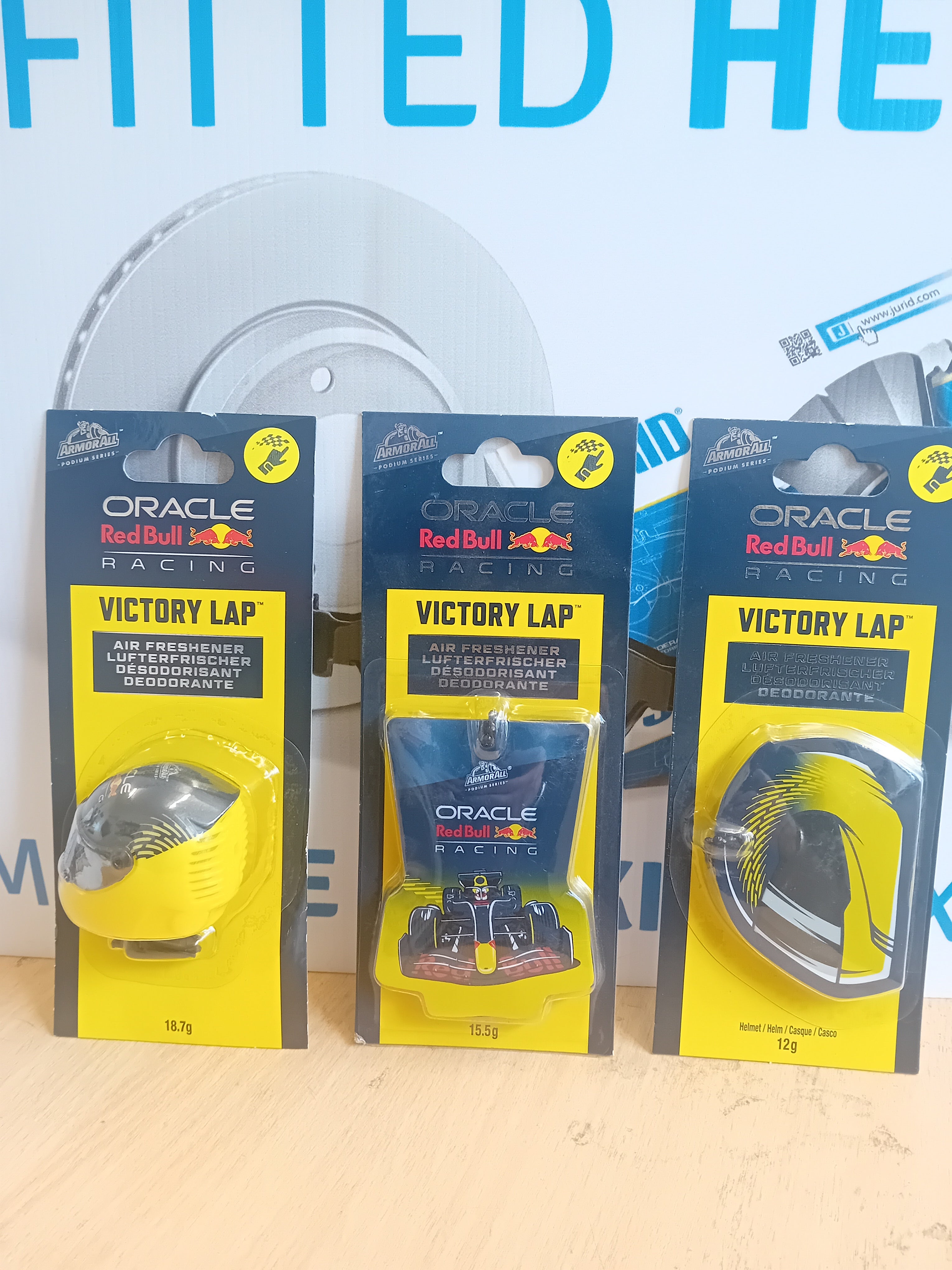 Oracle Red Bull "Victory Lap" Car Air Freshner (one per sale)
