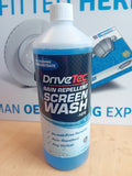 DriveTec Rain Repellent Screen Wash 1ltr